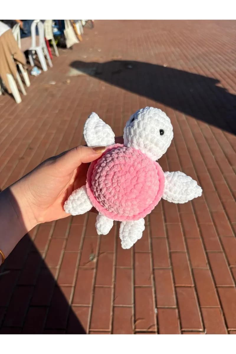Amigurumi Kadife Kaplumbağa Oyuncak — görsel 2