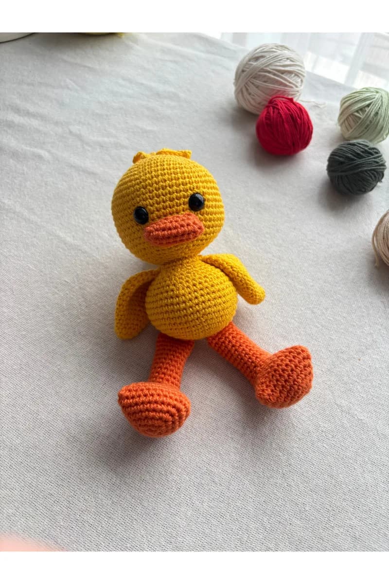 Amigurumi Oyuncak Sarı Örderk