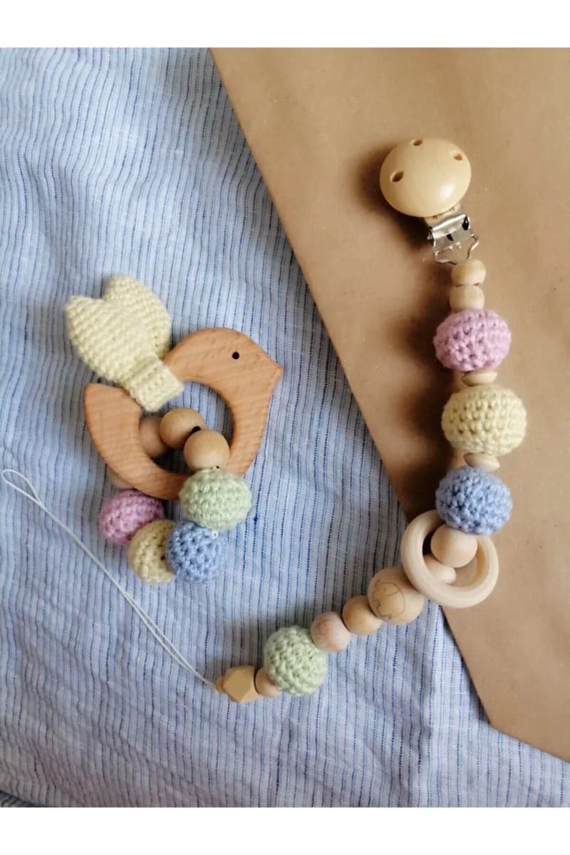 Mini Ahşap Halka 15 Adet ( 3cm) (EMZİK ASKISI) — görsel 6