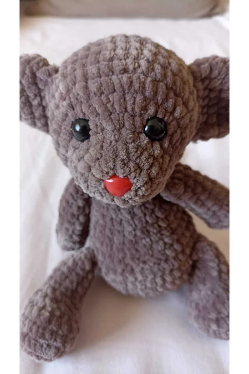 Amigurumi Vidalı Burun Kırmızı 12 Mm (50 ADET) — görsel 3